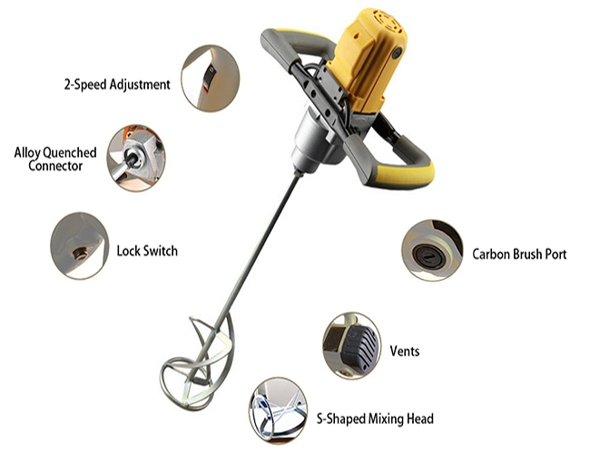 Details of 2-Speed Hand-Held Electric Mixer, 1800W