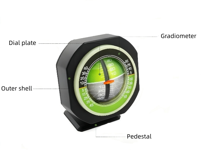 Details of vehicle slope inclinometer
