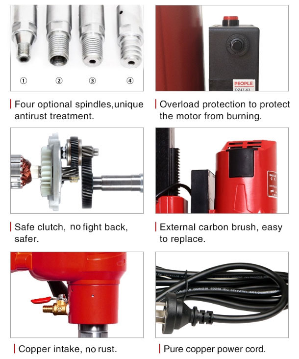 Diamond core drill machine 400mm details