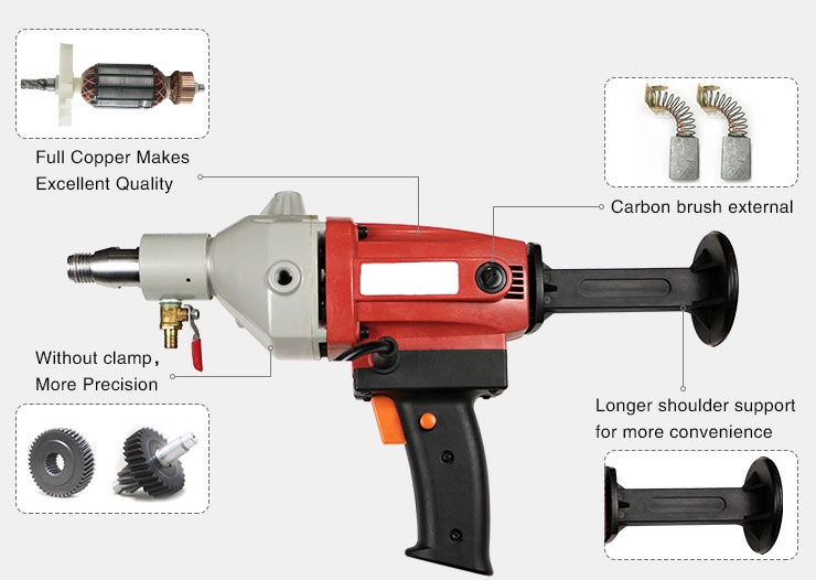 Diamond core drill machine details