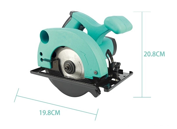 Dimension Drawing of 5.5 Inch Electric Circular Saw, 240V