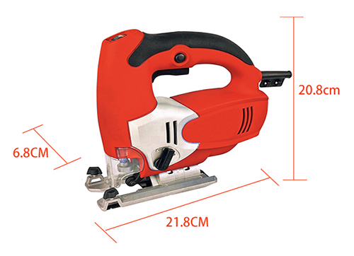 Dimension Drawing of 3.15-In Electric Jigsaw, 3.3-Amp