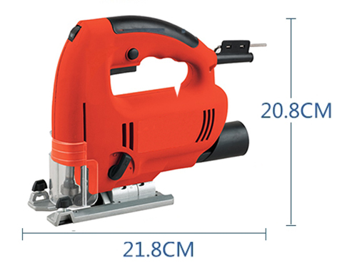 Dimension Drawing of 2-4/7 in electric jig saw, 3.3Amp 