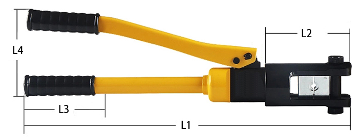 Hydraulic Crimping Tool, 4~300mm², 8~11 Dies