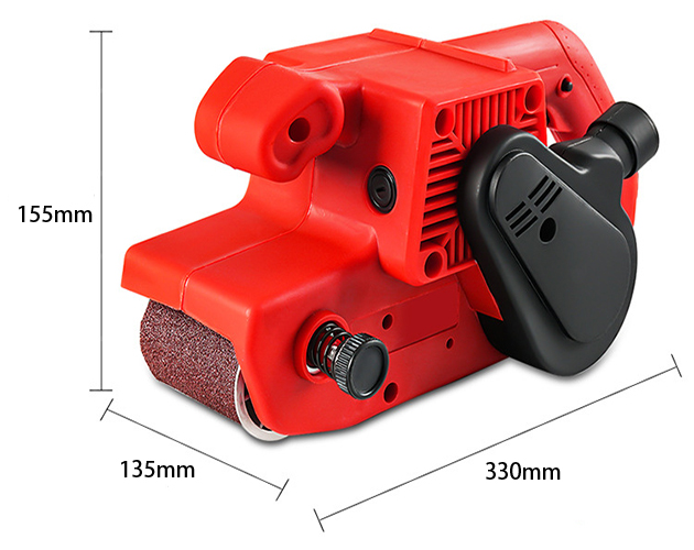 Dimensions Diagram of 3 x 21 Inch Belt Sander