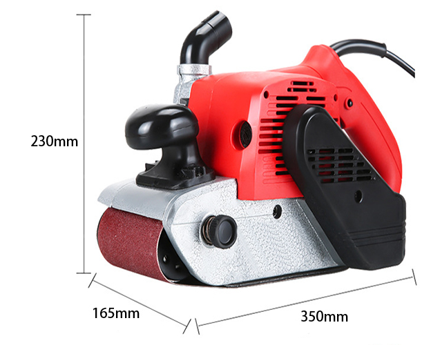 Dimensions Diagram of 4 x 24 Inch Belt Sander