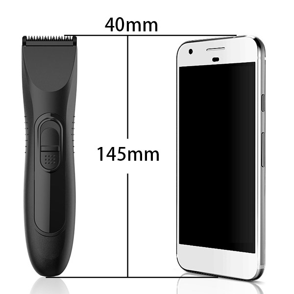 Dimensions of 3.7V 8W Cordless Dog Clippers, 3-Speed