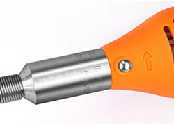 Flexible shaft installation for 125W electric die grinder, step 4