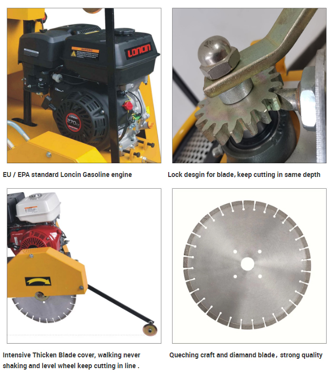 Floor saw road cutter machine details