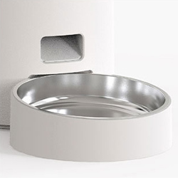 6° tilt bowl of 2.5L Smart Automatic Pet Feeder