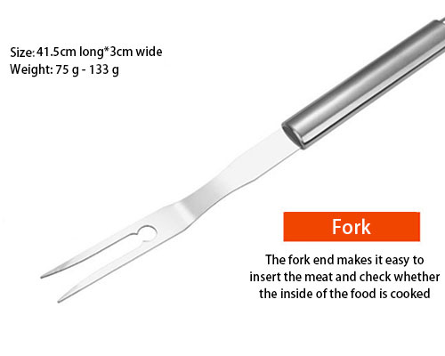 Fork of deluxe grill tool set