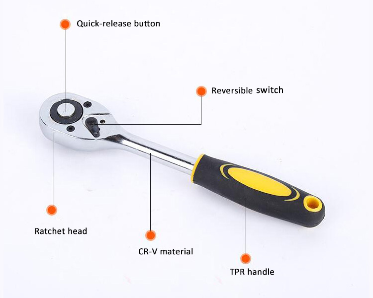 Half Inch Quick Release Ratchet Details