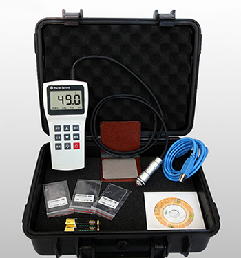 Hand-held coating thickness gauge package details