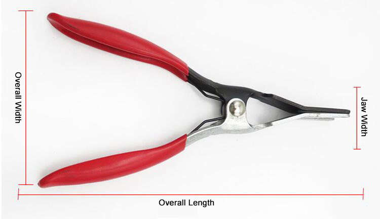 Hose remover pliers size