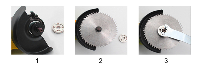 Grinding Wheel Installation for Angle Grinder.