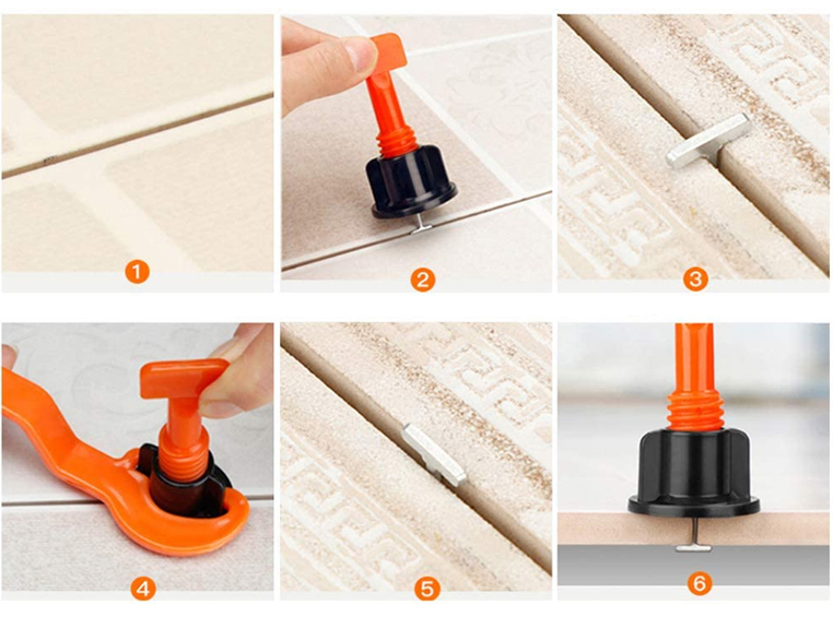 Instruction for using tile leveling system