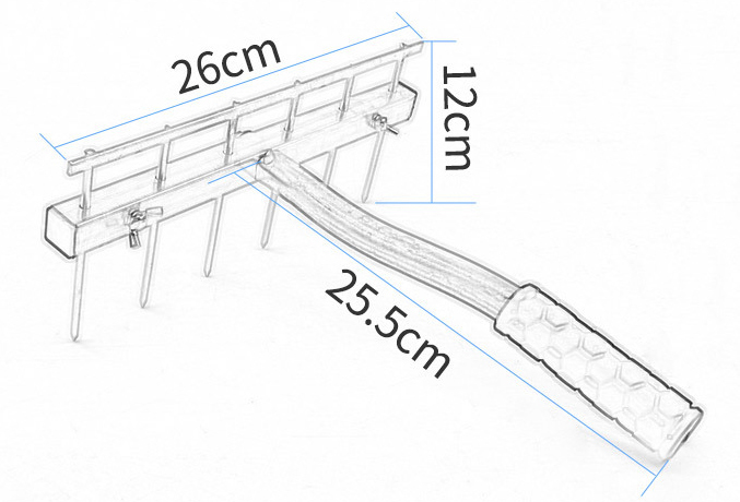 Level head rake A3 carbon steel