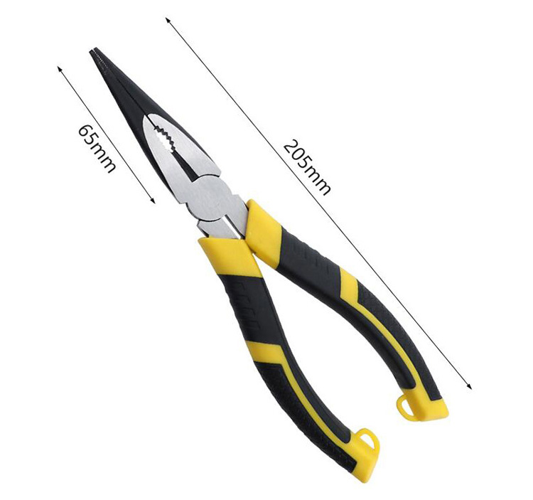 8-inch Long Nose Pliers Dimensions