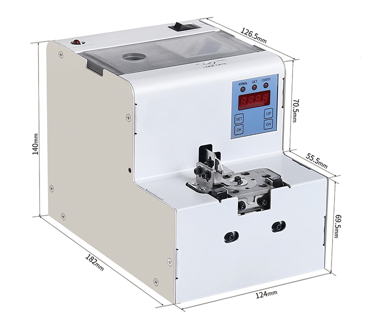 Dimension Drawing of Dimension Drawing of Automatic Screw Feeder Model RJ