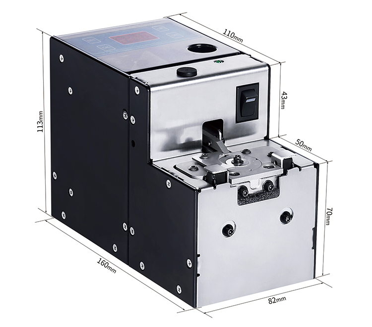 Dimension Drawing of Small Automatic Screw Feeder, M0.8~M2.0