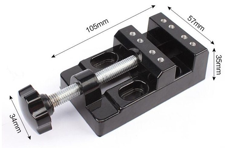 Mini Drill Press Vise Size