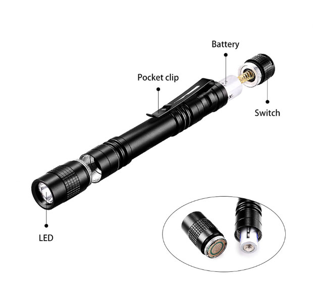 Mini Pen Flashlight Details