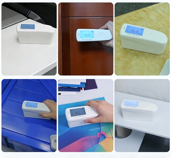 Multi angle gloss meter application