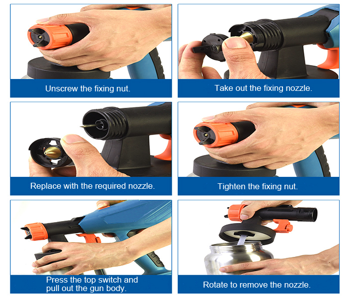 Nozzle Replacement for Electric Paint Sprayer