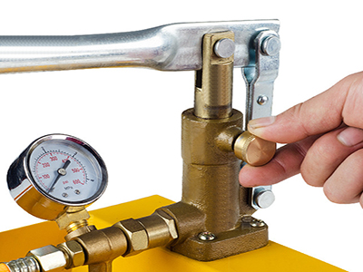 Pump head oil hole of SYB series Manual Pressure Test Pump, 2.5~6.3MPa