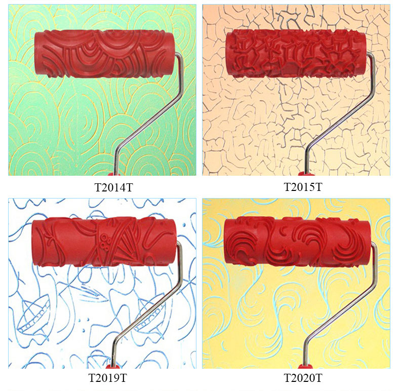 Patterned paint roller 8 inch T2014T-T2020T