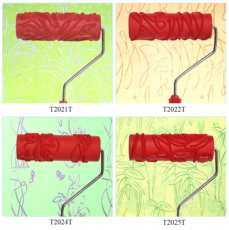 Patterned paint roller 8 inch T2021T-T2025T