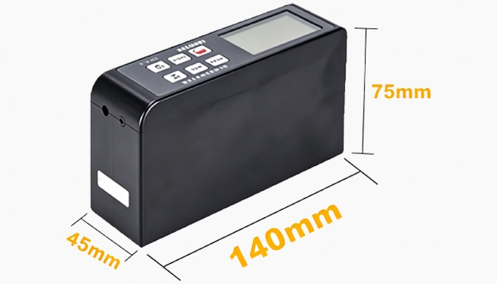 20 45 75 degree portable gloss meter dimension