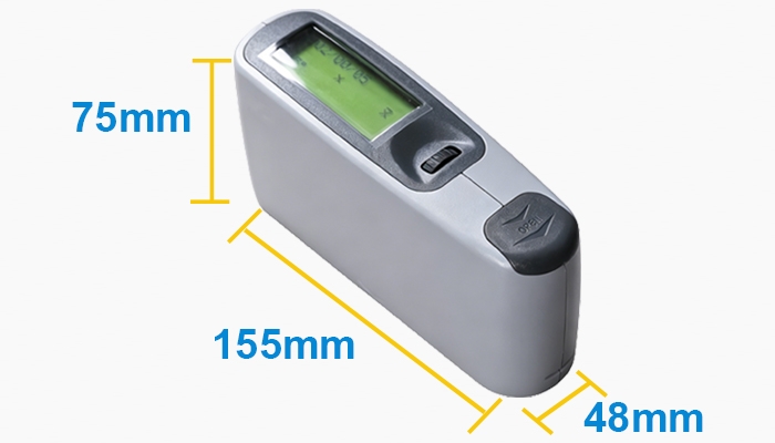 45 degree digital gloss meter dimension