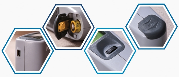 45 degree digital gloss meter features