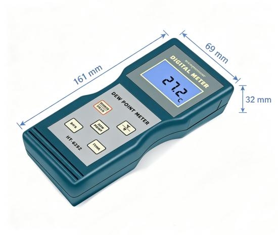 Digital Dew Point Meter Dimensions