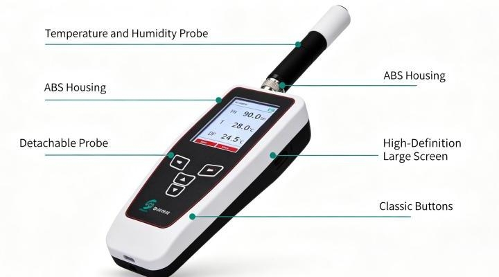 A Digital Handheld Dew Point Meter