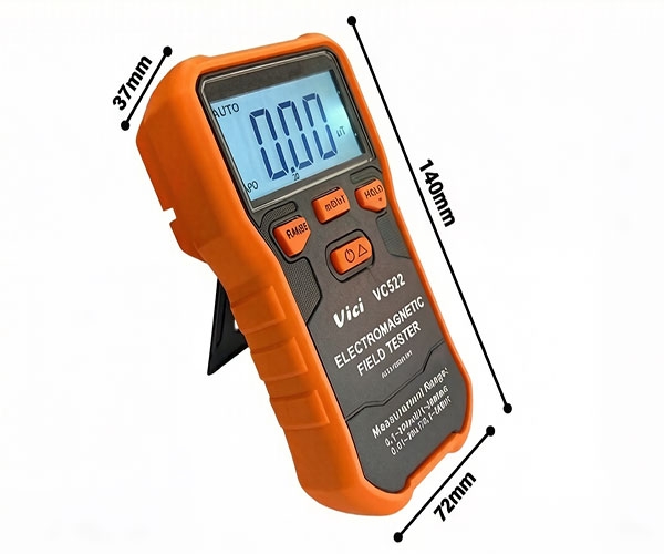 Handheld Digital Gauss Meter Dimensions