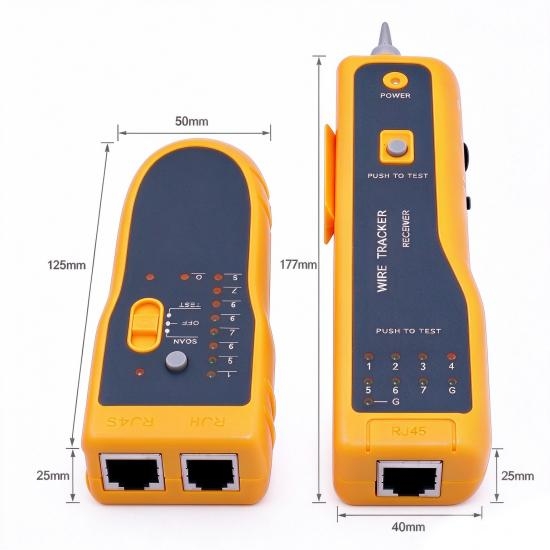 Handheld Ethernet Cable Tester Dimension