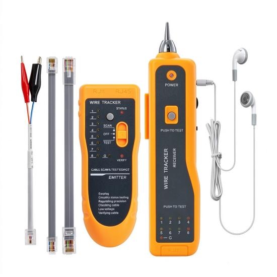 Handheld Ethernet Cable Tester Kit