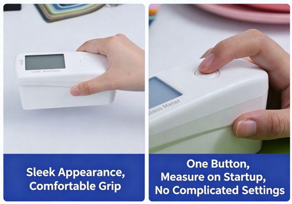 Multi angle gloss meter detail