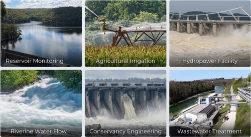 Comprehensive applications of radar flow meter in reservoirs and irrigation.