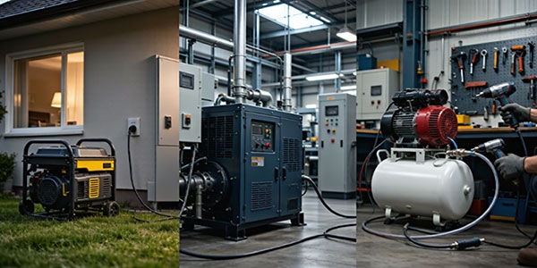Resettable Hour Meter Generator Compressor Application Scenes