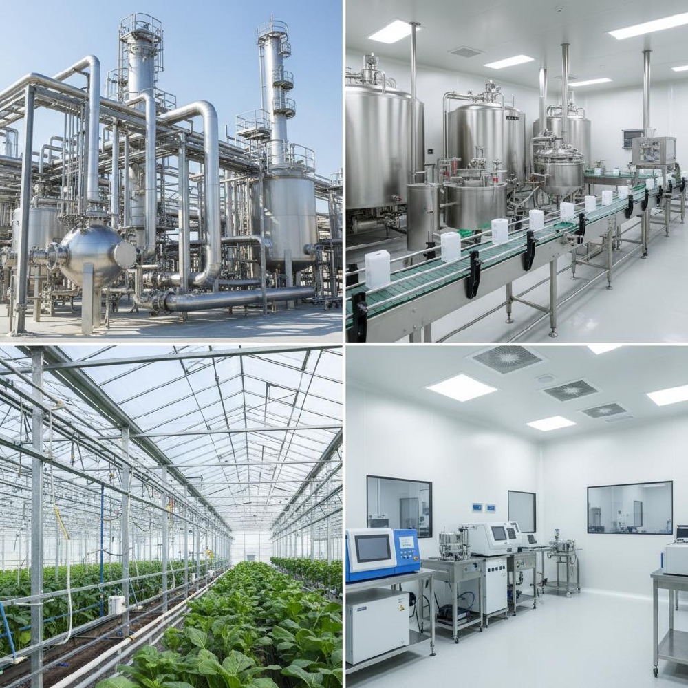 Thermal mass meter application scenarios in medical, agriculture, and petroleum industries