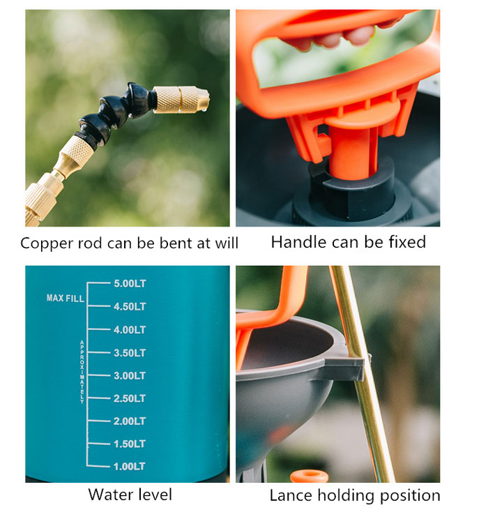 Pump pressure sprayer detail