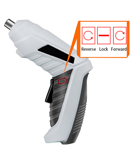 Reverse and Forward Operation of 3.6V Cordless Electric Screwdriver