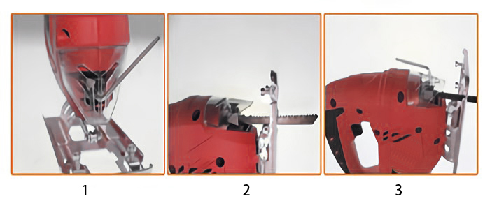 Saw Blade Installation of 3.15 Inch Electric Jig Saw, 2.8A