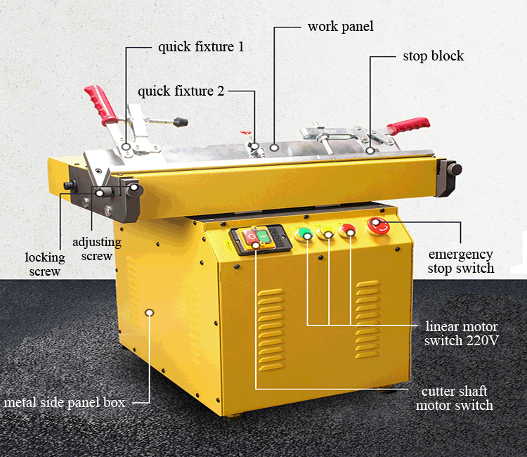 Structure Diagram of Semi-Automatic Chamfering Machine