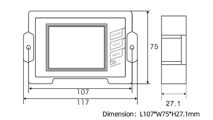 Single axis output digital inclinometer DMI815