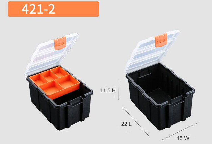 Small Parts Organizer 421-2 Dimension