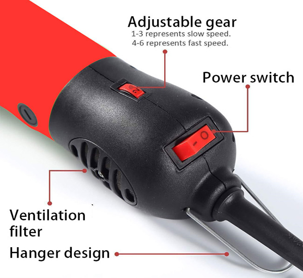 Speed Control of 350W/500W 2800 rpm Electric Sheep Shearing Clipper